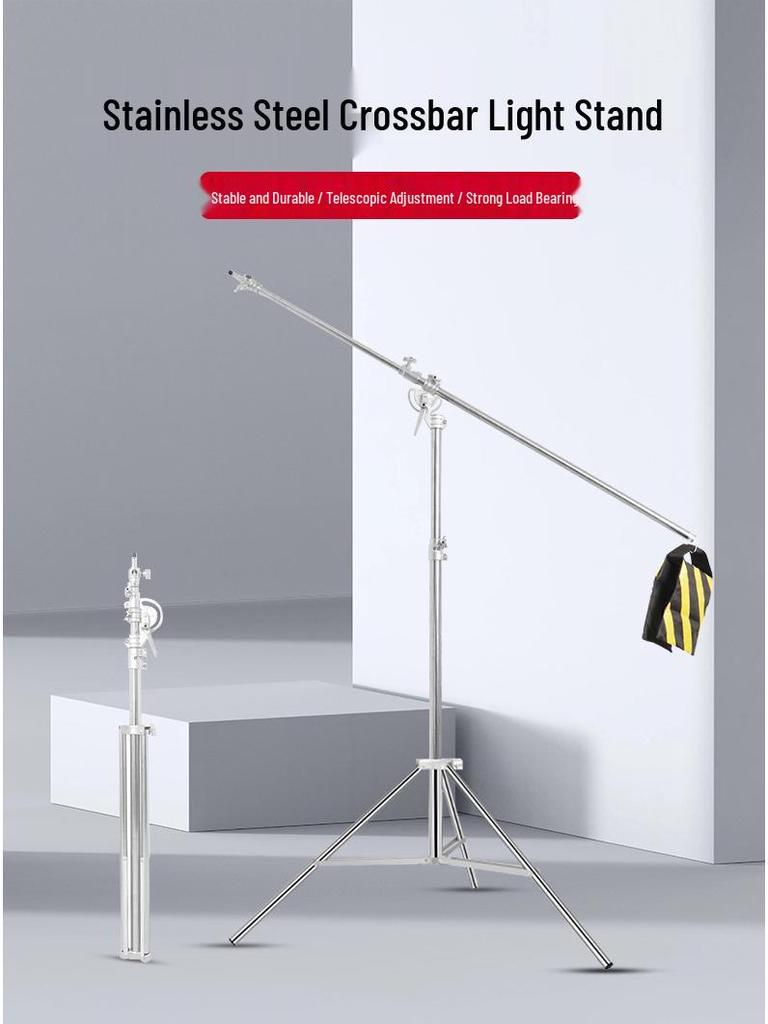 Suporte de Luz de Tripé LED para Fotografia ao Ar Livre, Ajustável de 2-2,8 Metros