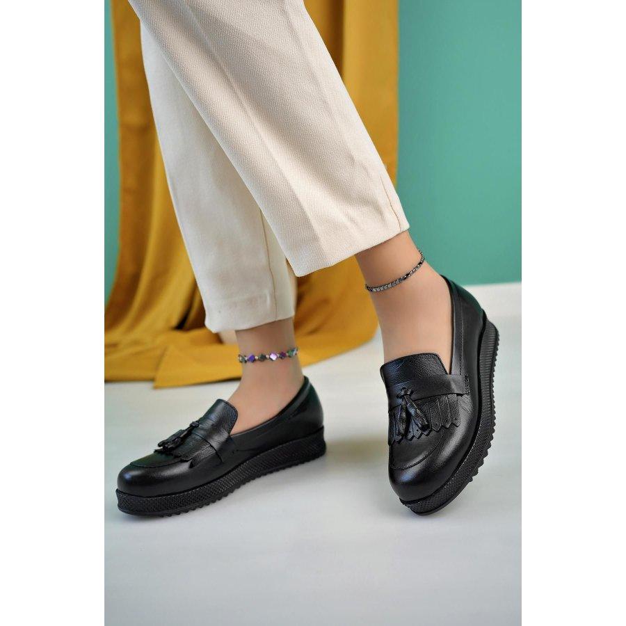 Women's Genuine Leather Casual Shoes Loafers