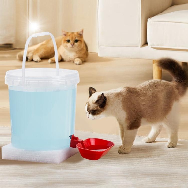 Großvolumiger Futterautomat Automatischer Wassernapf Abnehmbare Schale Rutschfeste Basis Für Haustiere