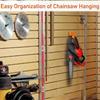 1pc Heavy Duty Wall Mounted Chainsaw Hanger Storage Rack Chainsaw Hooks Rack Heavy Duty Bracket For Garden Workshop