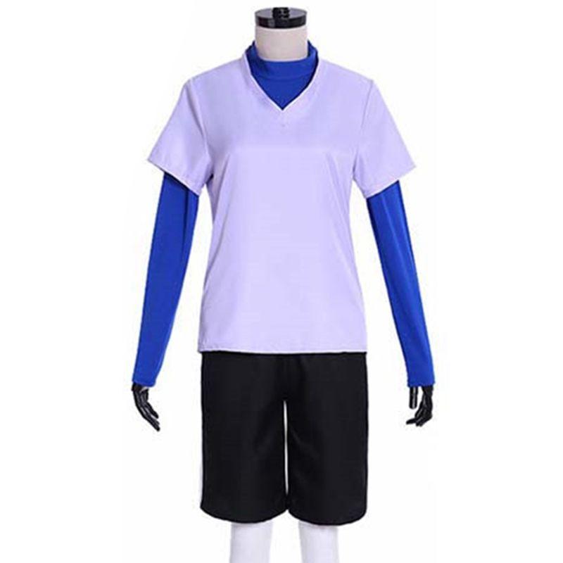 

Аниме Киллуа Хантер×хантер Золдик Косплей Костюм Униформа Костюм Полный Комплект L