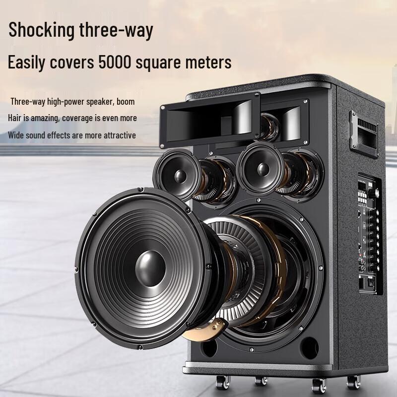 HuiDu DH-15 Portable Bluetooth Karaoke Speaker (CN version)