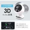 IRIS OHYAMA Circulator Fan AI Operation 18 Tatami Swing Up/Down/Left/Right Circulator Eye White PCF-SCAI15T