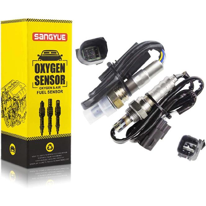 2X Oxygen O2 Sensor 1 & 2 for 2013-2014 Hyundai Santa Fe Sport 2.4L; 2014 Kia Optima Sportage 2.4L Upstream + Downstream