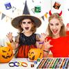 10/30/50 Halloween Slap Bracelets for Kids, Stress Relief Sensory Toys, Halloween Bracelets Bulk for Girls Boys Gifts