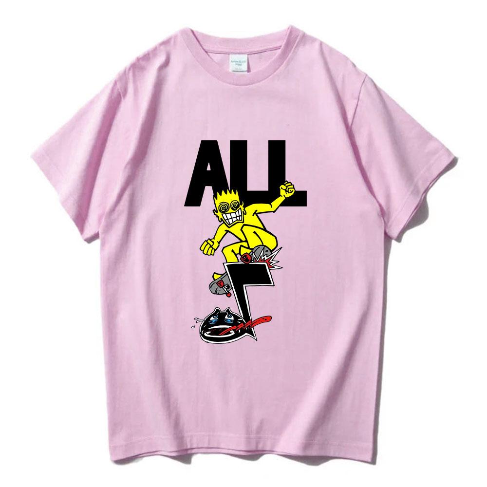 Hip Hop Unisex Streetwear All Band Rock Fashion Tshirt Summer Cotton High Quality Tshirts UnisexWomen Clothes Print Tees Hombre