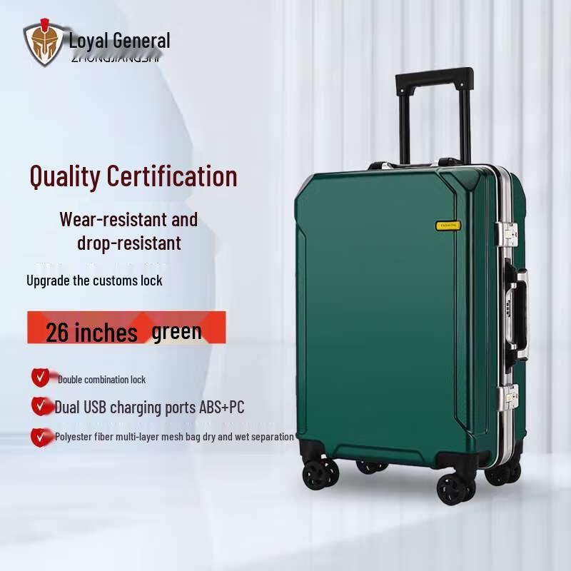 Zhong Jiang Shi Multi-functional Softside Spinner Luggage 26 inches