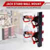 Multifunctional Floor & Wall-Mounted Garage Tool Holder with Hooks