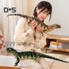 Realistic Lizard Plush Toy 29" Soft Stuffed Animal Lizard Simulation Chameleon Plushie Huggable Gift for Kids