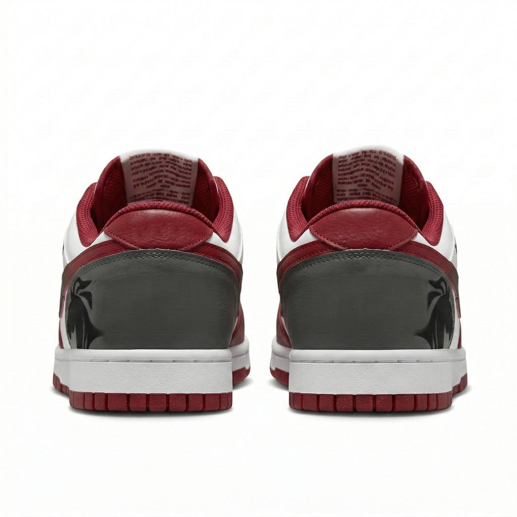 Nike Big Lemon Joy Abrasion Resistant Breathable Low top Skateboard Shoes Men's Red 355152-150(Team778-)