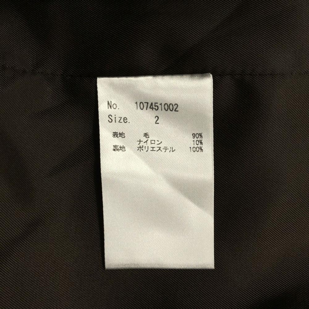 STUDIOUS Wool Blend Made In Japan Chester Coat 2 Brown Men's Used