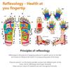 6/2Pcs Double-Sided Colorful Acupressure Socks Gloves Set Reflexology Foot Hand Massage Relieve Fatigue Aches Foot Care Tool
