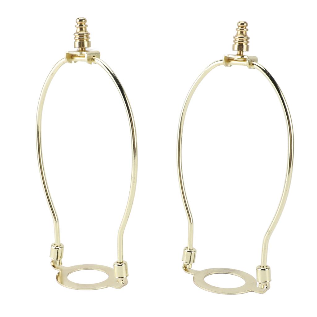 2Pcs   Lamp Shade Harps Holder Kit with E26 Light Base Metal Lampshades Holder for Table and Floor Lamps