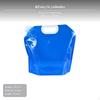 10L Folding Water Container, Portable Outdoor Storage Bag with Spigot, healthconscious Bucket