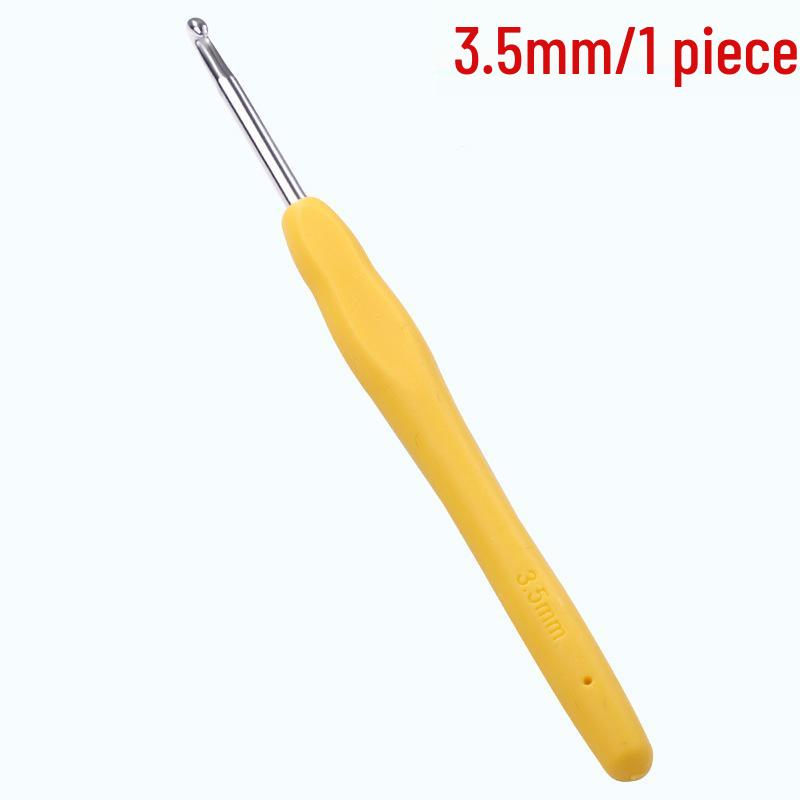 Soft Grip Crochet Hook Set: Handmade Yarn Dolls, Stainless Steel Needles & Knitting Materials