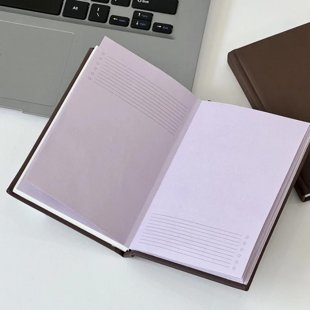 Kawaii A6 Notebook Hard Shell DIY Scrapbook Schedule Planner Book Chocolate Cover Travel Journal Gift