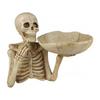 for Home Desk Decoration 1 PCS Halloween Skeleton Storage Tray Halloween Skull Decor Candy Dish Halloween Skull Storage Tray