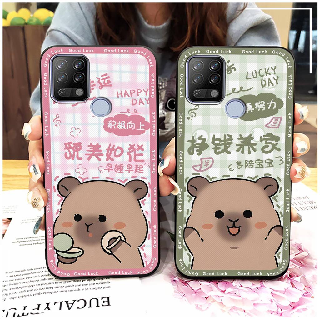 TPU Cute Phone Case For Tecno Pova/LD7 Full Wrap Graffiti Anti-knock Dirt-resistant Anti-dust Phone Pouch Cartoon Couple