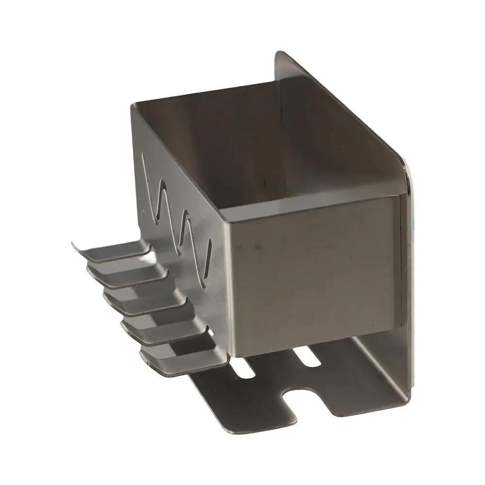 Wall-mounted Waterproof Toothpaste Stand Storage Rack Moisture-proof No-Punch Multi-slot Stainless Steel Toothbrush Holder