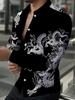 Spring And Autumn Men'S Long Sleeve Shirt