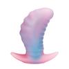 A187 Light Blue Silicone Anal Plug - Soft Travel-Friendly Adult Toy for Flirting and SM Stimulation.