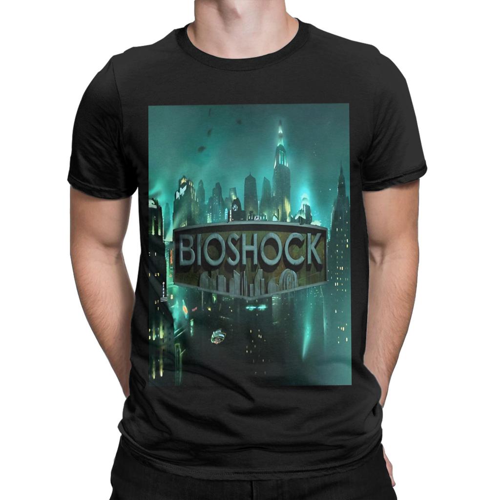BBioshock Rapture Logo Neuheit 100% Baumwolle T-Shirt bBioShock T-Shirts Oberteile Für Männer