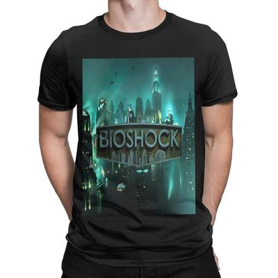 bBioshock Rapture Logo Novelty 100% Cotton T-Shirt bBioShock Tees Tops For Men