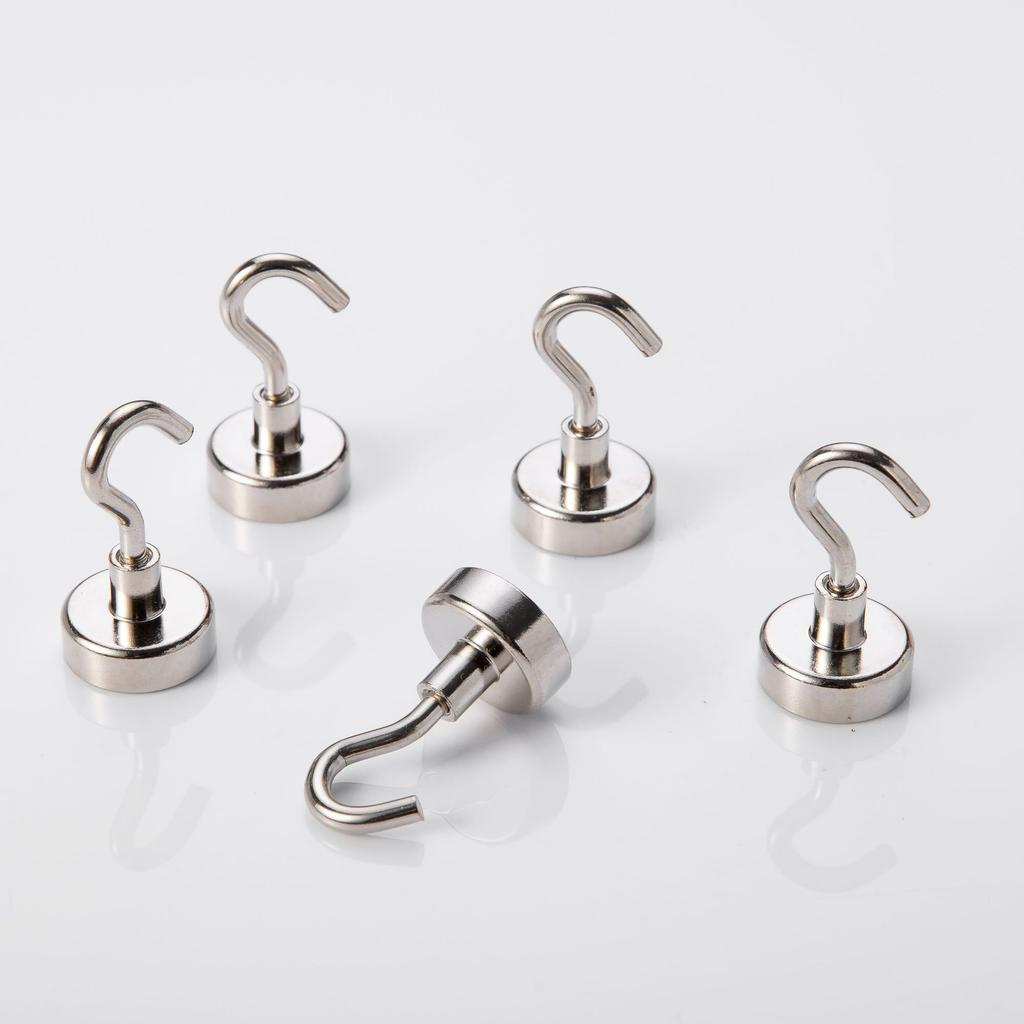 Silver NdFeB Magnetic Hook E10-E42