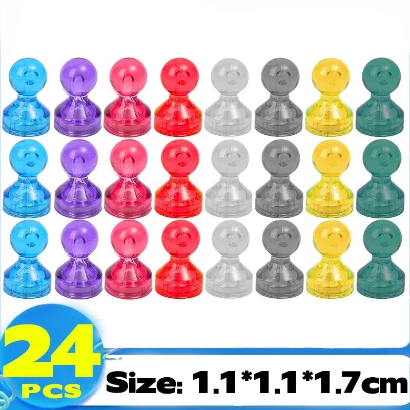 Mini Colorful Magentic Pushpins Whiteboard Map Magnet Push Pin Strong Magnet Refrigerator Pushpin Home Office Supplies Wholesale