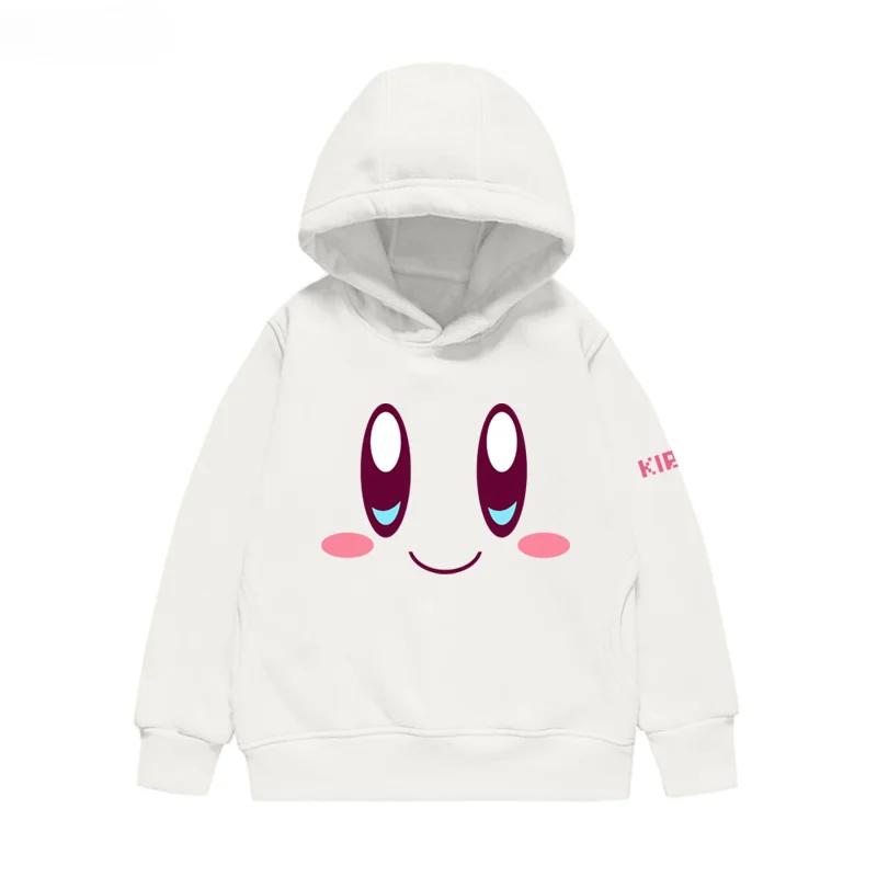 2025 Cute Kirby Hoodies Boys Clothing Kids Children's Boy's Clothing Round Neck Sweatshirt Girls Clothes 4 To 14 Years Hoodies