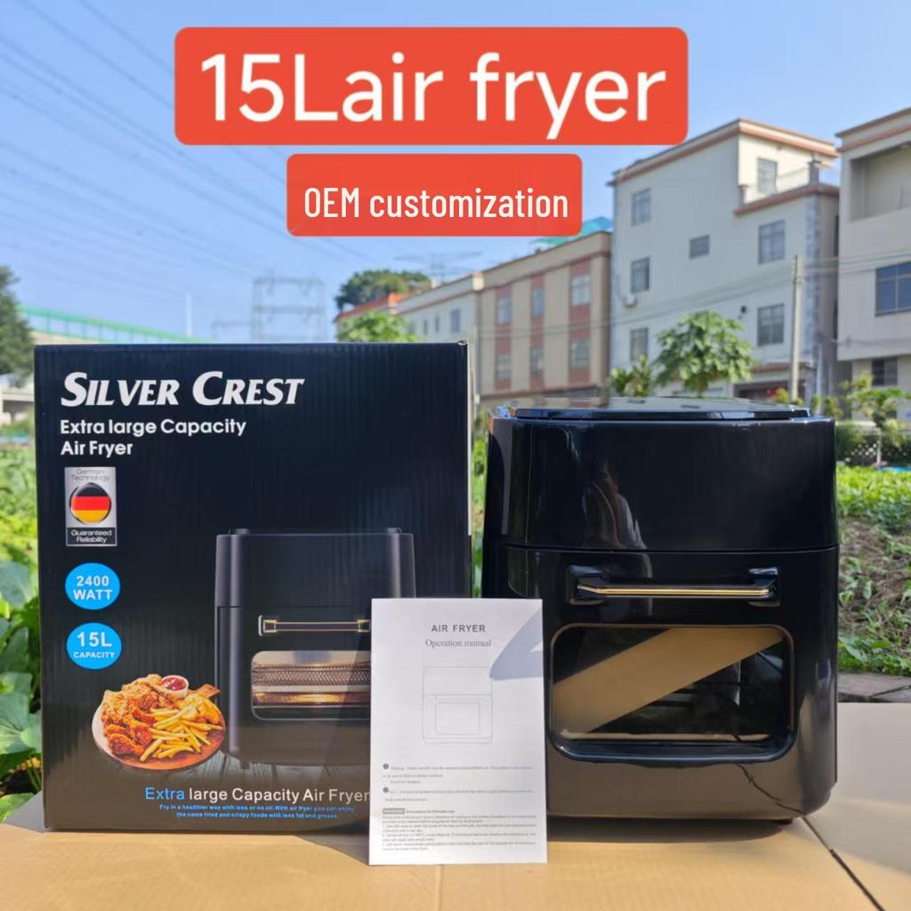 8L Çok İşlevli Akıllı Dokunmatik Hava Fritözü - Patates Kızartması İçin Büyük Kapasiteli Elektrikli Fırın