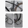 Bicycles Scooter Motorcycle Folding Lock Fold Chain Heavy Duty Metal Foldable Lock with Key and Frame Mount Enduring