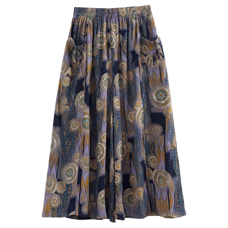 Sommer Weite Hosen Damenkleidung Übergröße Lässig Locker Vintage High Waist Hosen