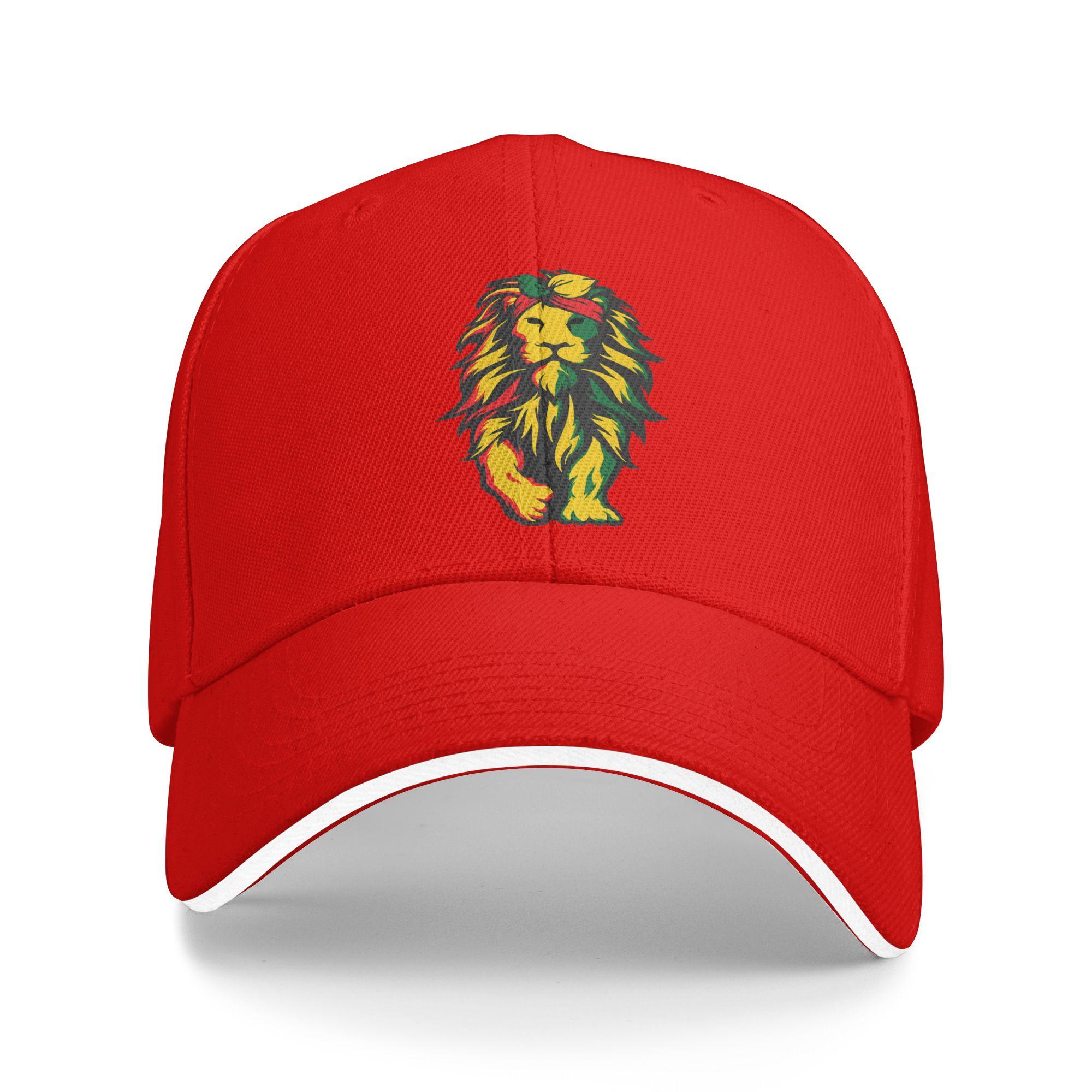 

Lion Juneteenth Cool Black History African American Flag Baseball Cap Summer Men Design Trucker Hat Hiking Fishing Baseball Caps One Size