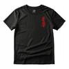 Naprasowanka aplikacja termo kyokushin kai 13x5 czerwona na kimono t-shirt