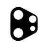 For Nothing CMF Phone 2 Pro Tempered Glass Lens Protector Black Silk Printing Camera Lens Film