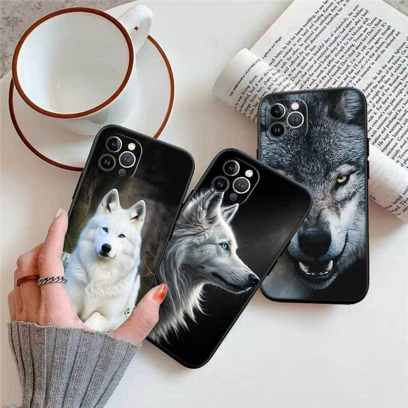 Animal Wolf Phone Case for Redmi Note 12 12S 12C 13 13C 13R 14 14S 14R 14C 11A 13X A3 A3X A4 A5 Pro Max Plus