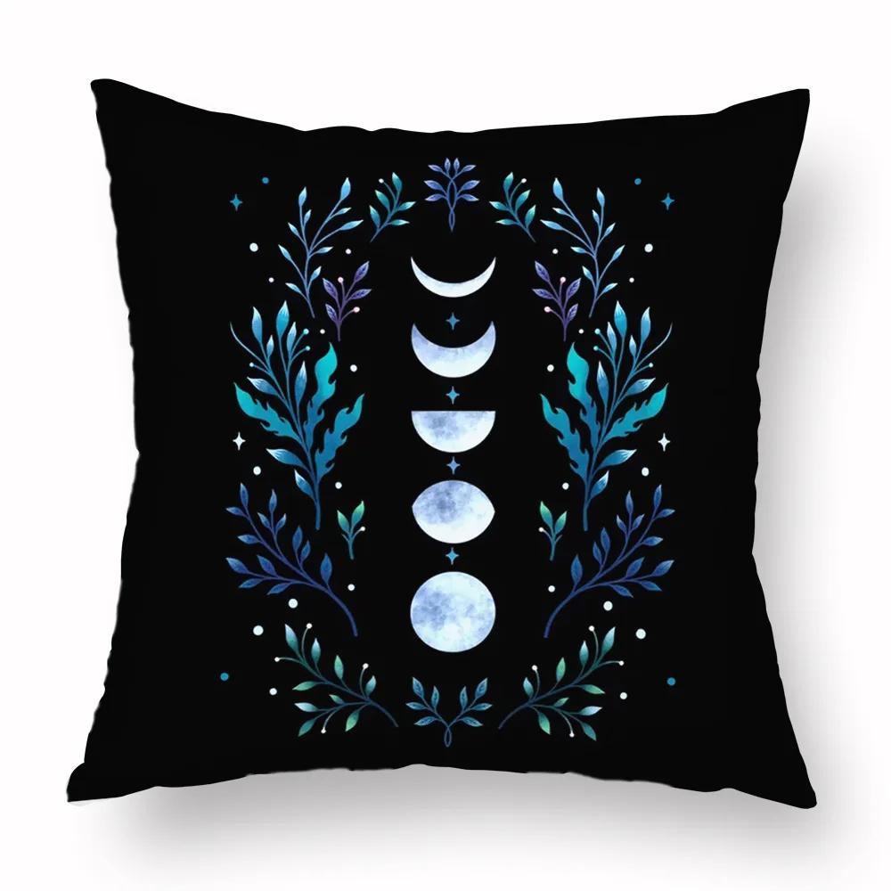 Psychedelic Moon Pillowcase Decoration Room Aesthetics Butterfly Pillowcase Bed Living  Home