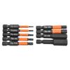 Screwdriver Bits 9pcs Set Black Hex Screwdriver Bit