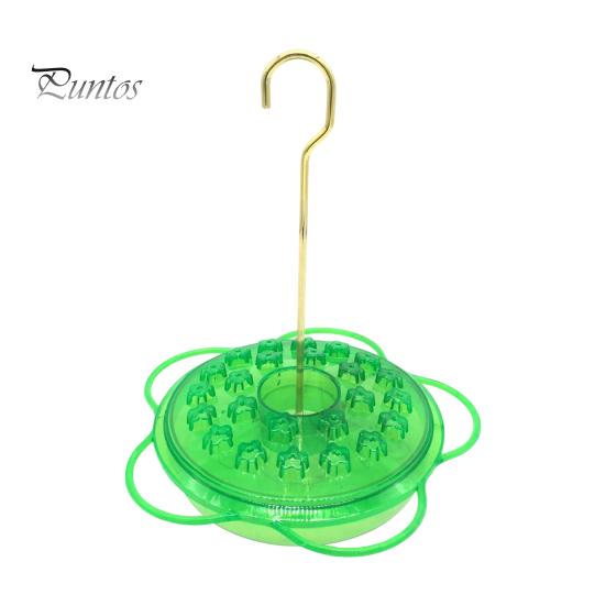 

Кормушка для птиц в форме цветка, кормушка для колибри, всепогодная поилка для воды, интегрированная кормушка для замачивания птиц с цветочным сердечником зелёный