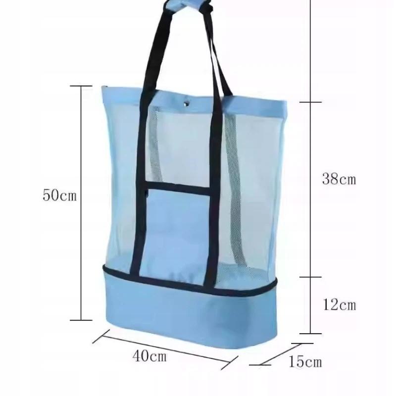 Multifunctional Beach Bag For Picnic Shopping + Thermal Chamber Cooling