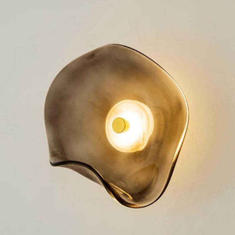 Japanische Retro-Schlichtheit Glas-Wandleuchten Moderne Nordische Schlafzimmer-Wohnzimmer-Wandpaneelleuchte Eingangsbereich-Beleuchtung Heimdekoration LED