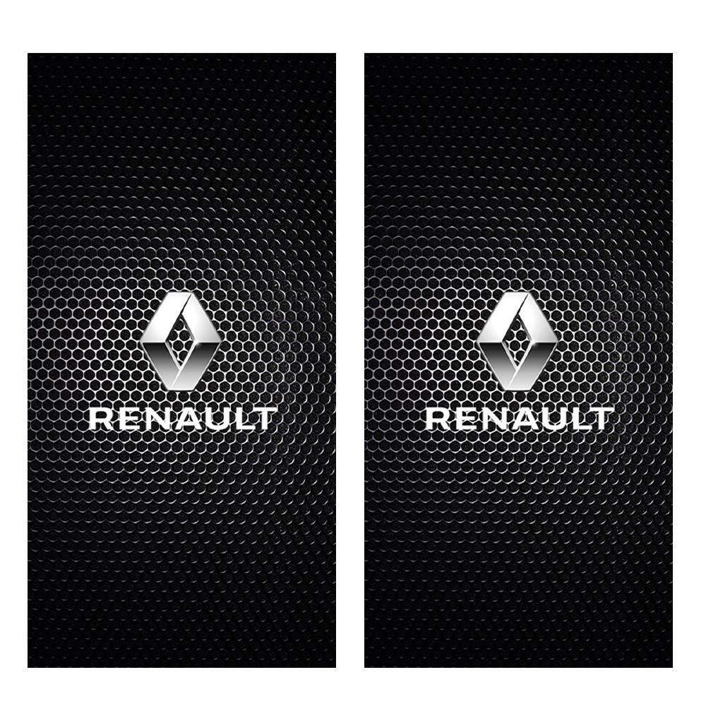 2Pcs Car B-Pillar Center Column Decoration Stickers for Renault Kwid Clio Megane DACIA Fluence Scenic Loguna Duster Logan Twingo Z555
