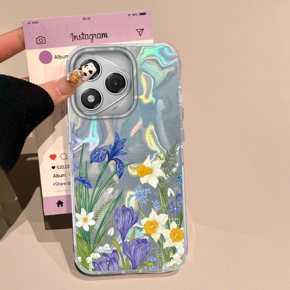 Summer Pink Rose Flowers Phone Case for Honor 400 200 Smart Pro Magic7 6 5 Lite X9a X9c X8b X8a X8c X7c Silicone TPU Shell Cover