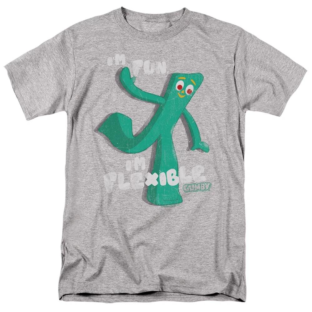 Gumby - Flex - Unisex Short Sleeve Children s T-shirt - Gray 120