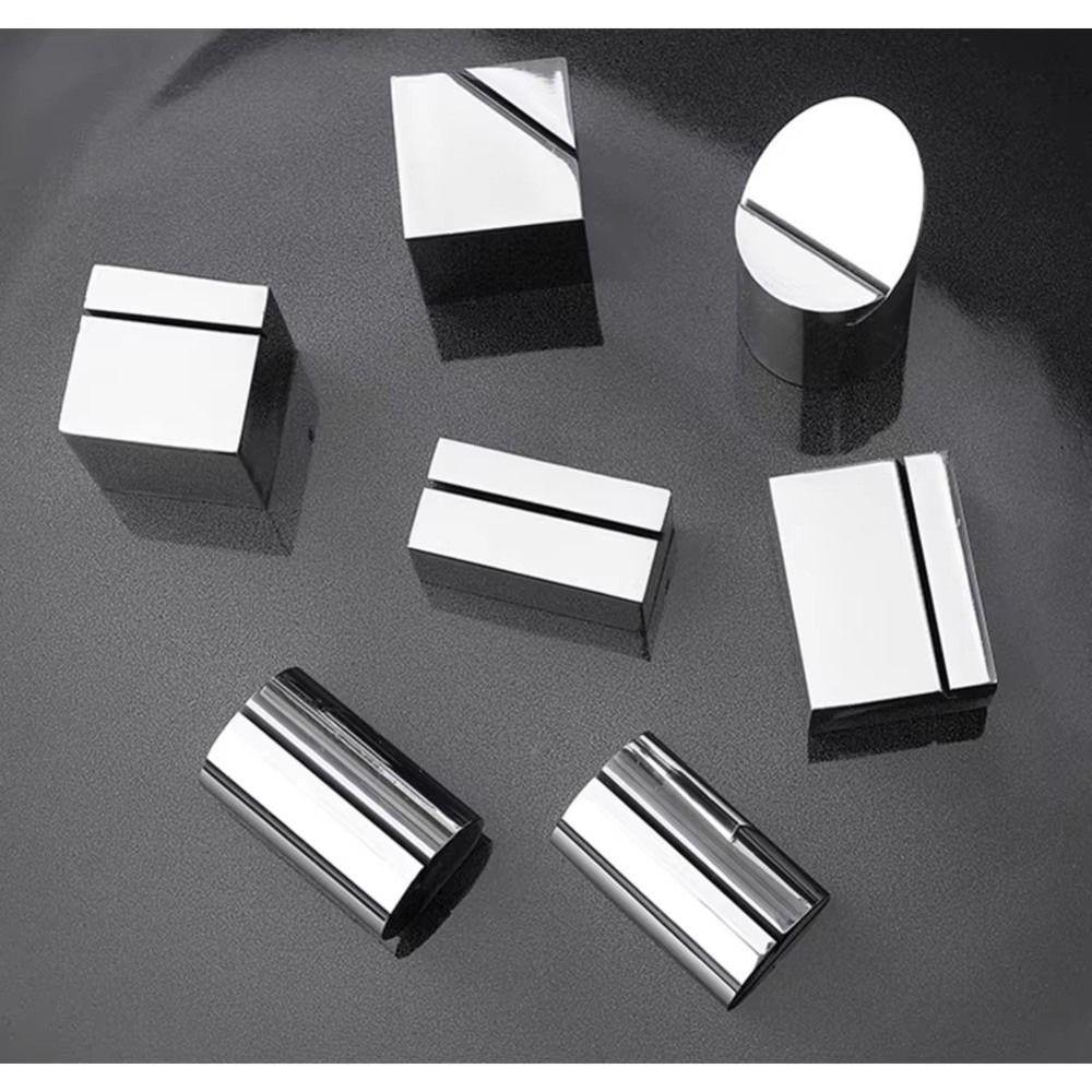 Stainless Steel Table Place Card Holder Geometric Shape Menu Sign Holder  Wedding Party