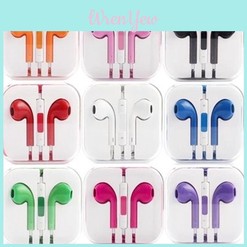 New Headset Headphone For Iphone 5 5s 6 6s 7 Earpods Earphones Wremote Mic