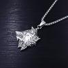 Necklace Wolf Head Retro Punk Men Viking Wolf Fashion Hip Hop Pendant