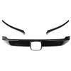 Honda Civic 10th Gen Carbon Fiber Texture Grille Frame Decorative Strip (Piano Black) - Engine Hood