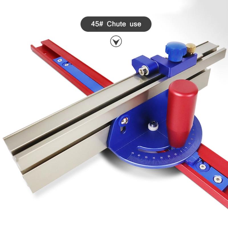 High Abrasion Resistance Table Saw Ruler Carpentry Push Rod Angle Sturdy Mitre Gauge Aluminum Alloy Woodworking Tools